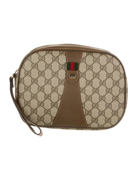 gucci bag with lips|vintage gucci makeup bag.